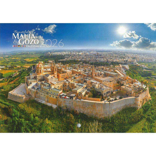 Picture of MALTA & GOZO A5 2026 CALENDAR MDINA